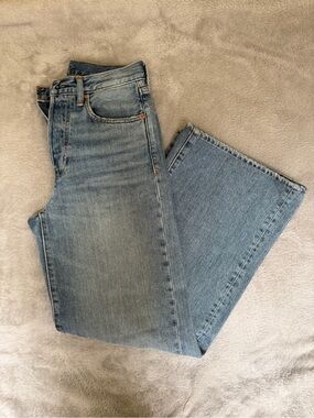 Buck Mason Light Wash Jet set jeans